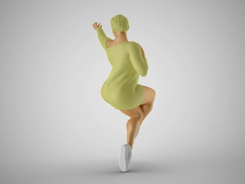 City Girl 2 3D Print Model