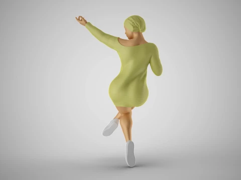 City Girl 2 3D Print Model