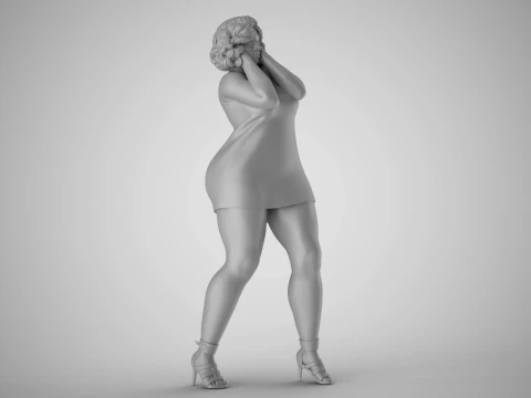 Street Girl 2 3D Print Model