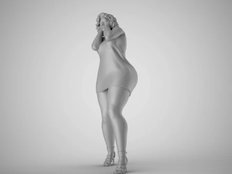 Street Girl 2 3D Print Model