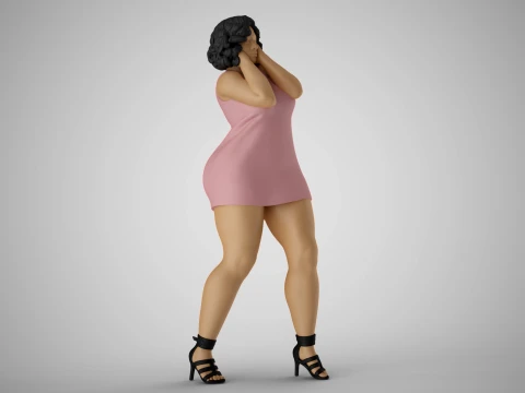 Street Girl 2 3D Print Model
