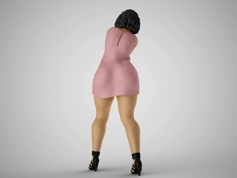 Street Girl 2 3D Print Model