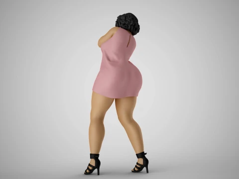 Street Girl 2 3D Print Model