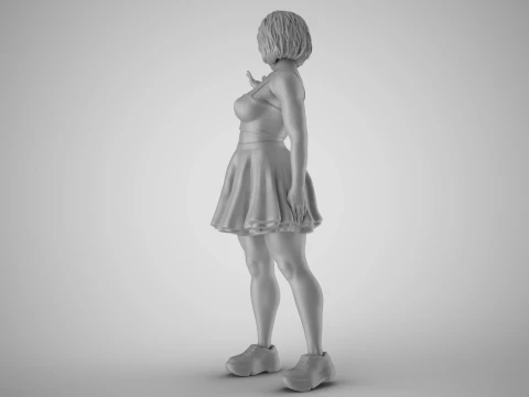 City Girl 4 3D Print Model