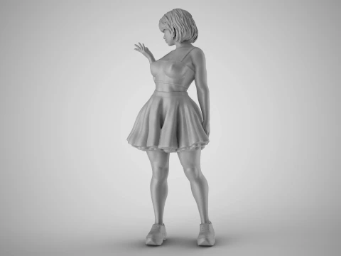 City Girl 4 3D Print Model