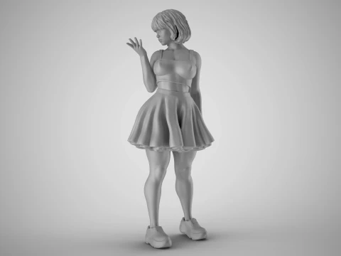 City Girl 4 3D Print Model