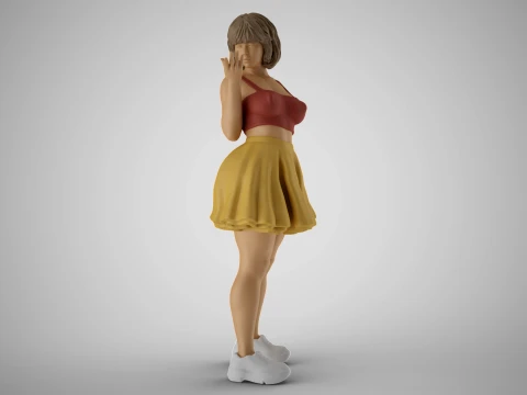 City Girl 4 3D Print Model