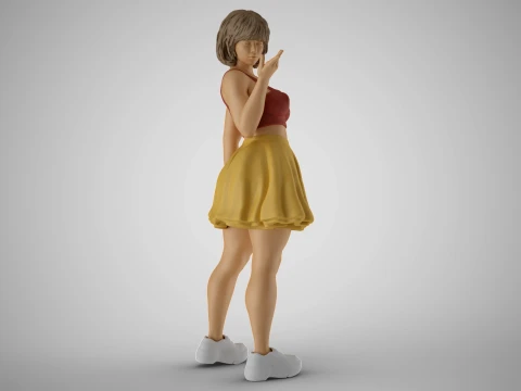 City Girl 4 3D Print Model