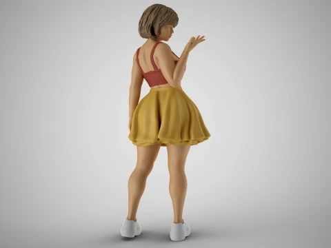City Girl 4 3D Print Model