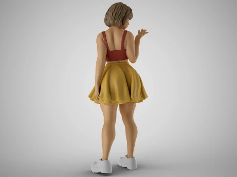 City Girl 4 3D Print Model