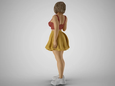 City Girl 4 3D Print Model