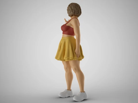 City Girl 4 3D Print Model