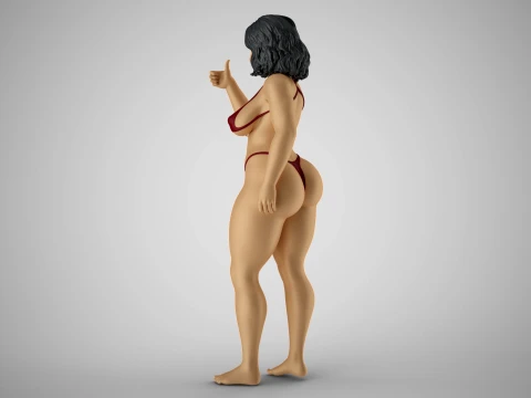 Agreed Woman 3D Print Model
