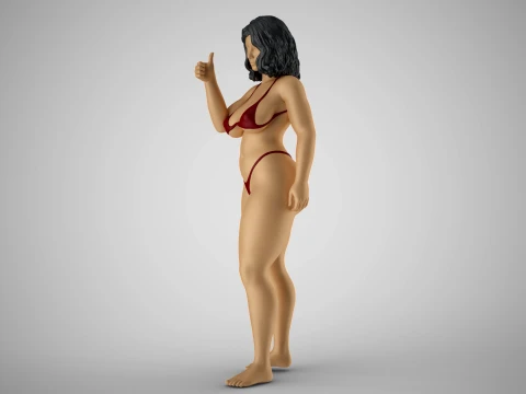 Agreed Woman 3D Print Model