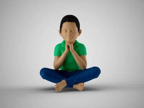 Gelukkige jongen 2 3D printmodel