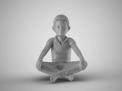Happy Boy 3D Print Model
