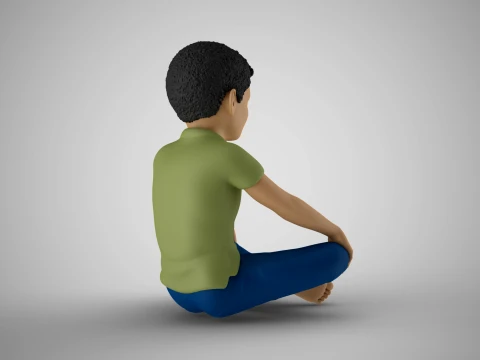 Happy Boy 3D Print Model