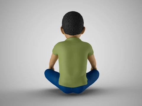 Happy Boy 3D Print Model