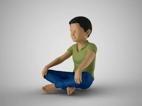 Happy Boy 3D Print Model