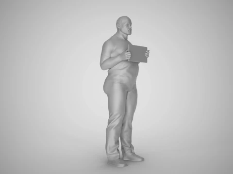 Convicted Man 3D Print Model