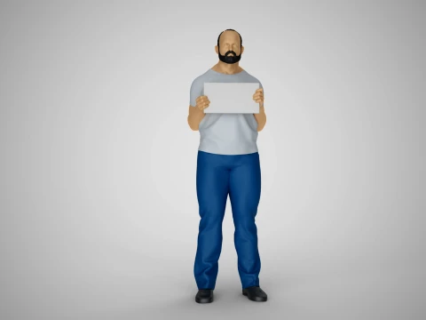 Convicted Man 3D Print Model