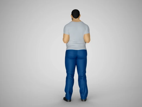 Convicted Man 3D Print Model