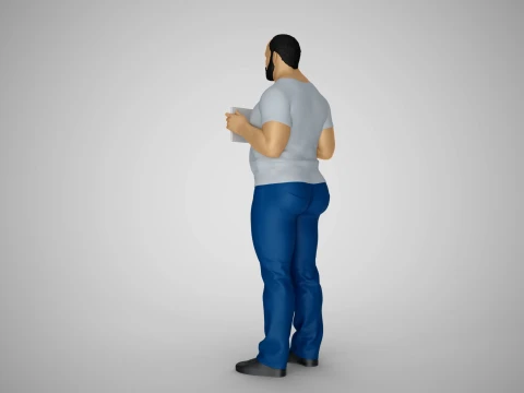 Convicted Man 3D Print Model