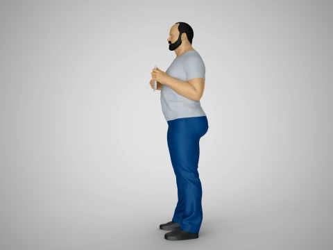 Convicted Man 3D Print Model