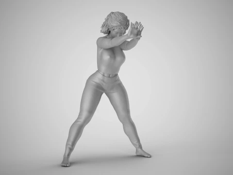 Female Driving Force 3D Print Model