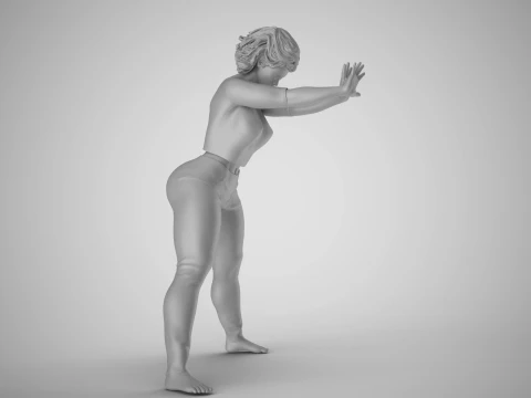 Female Driving Force 3D Print Model