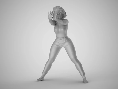 Female Driving Force 3D Print Model
