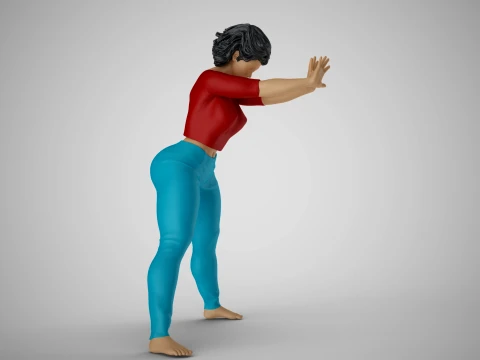 Female Driving Force 3D Print Model