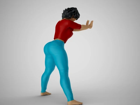 Female Driving Force 3D Print Model