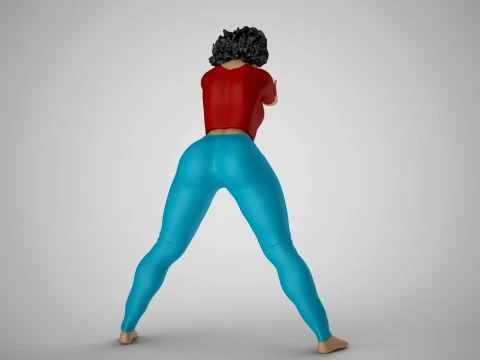 Female Driving Force 3D Print Model