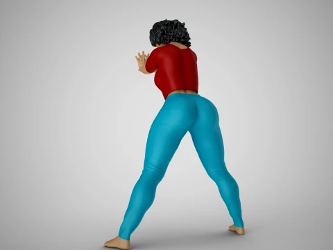 Female Driving Force 3D Print Model