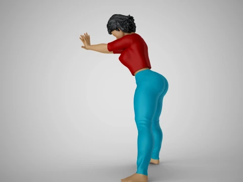 Female Driving Force 3D Print Model