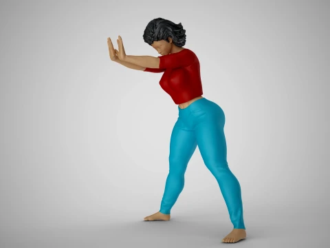 Female Driving Force 3D Print Model