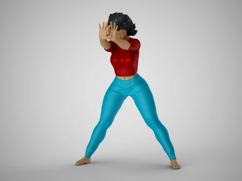 Female Driving Force 3D Print Model