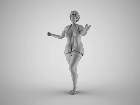 Touching the Rain 3D Print Model