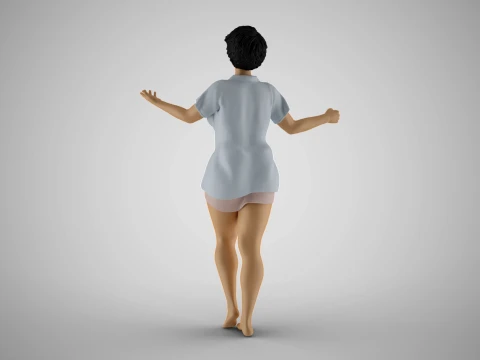 Touching the Rain 3D Print Model