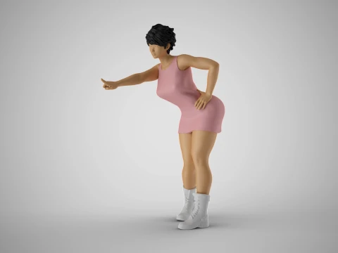 Postura aterradora Modelo de impresión 3D