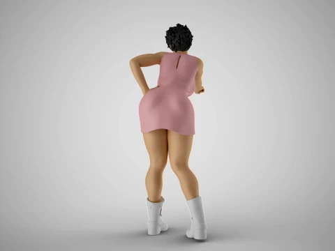 Frightening Stance 3D Print Model