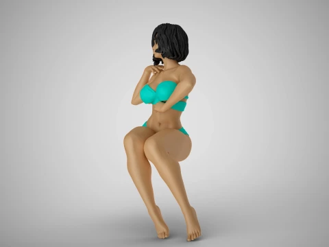 Funny Woman 3D Print Model