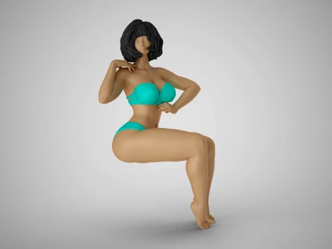 Funny Woman 3D Print Model