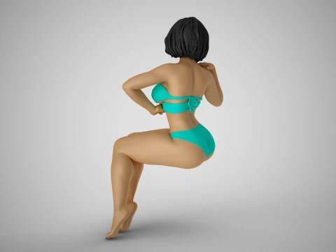 Funny Woman 3D Print Model