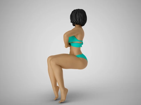 Funny Woman 3D Print Model