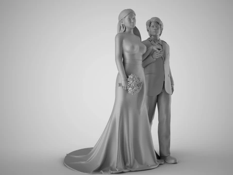 Wedding Day 3D Print Model