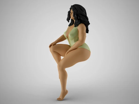 Femme qui règne Modèles 3D en vedette