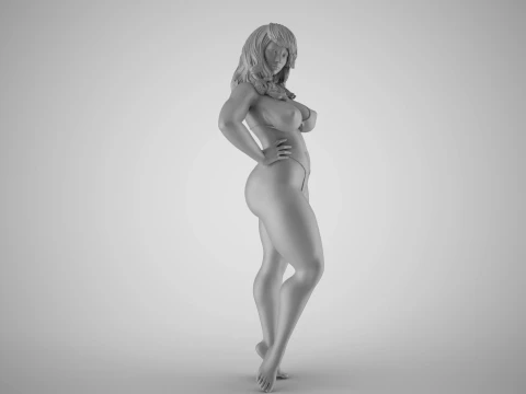 Robust Woman 3D Print Model