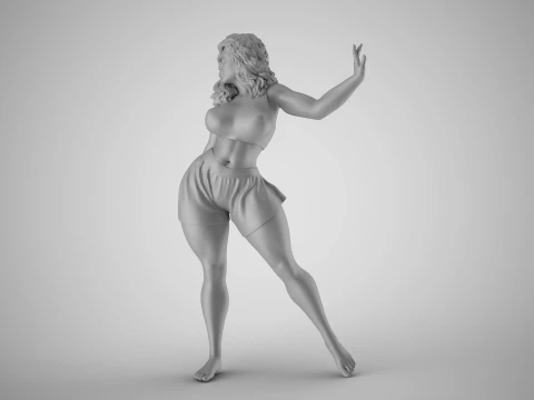 Enigmatic Woman 3D Print Model